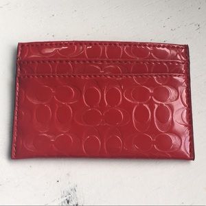 Coach card case